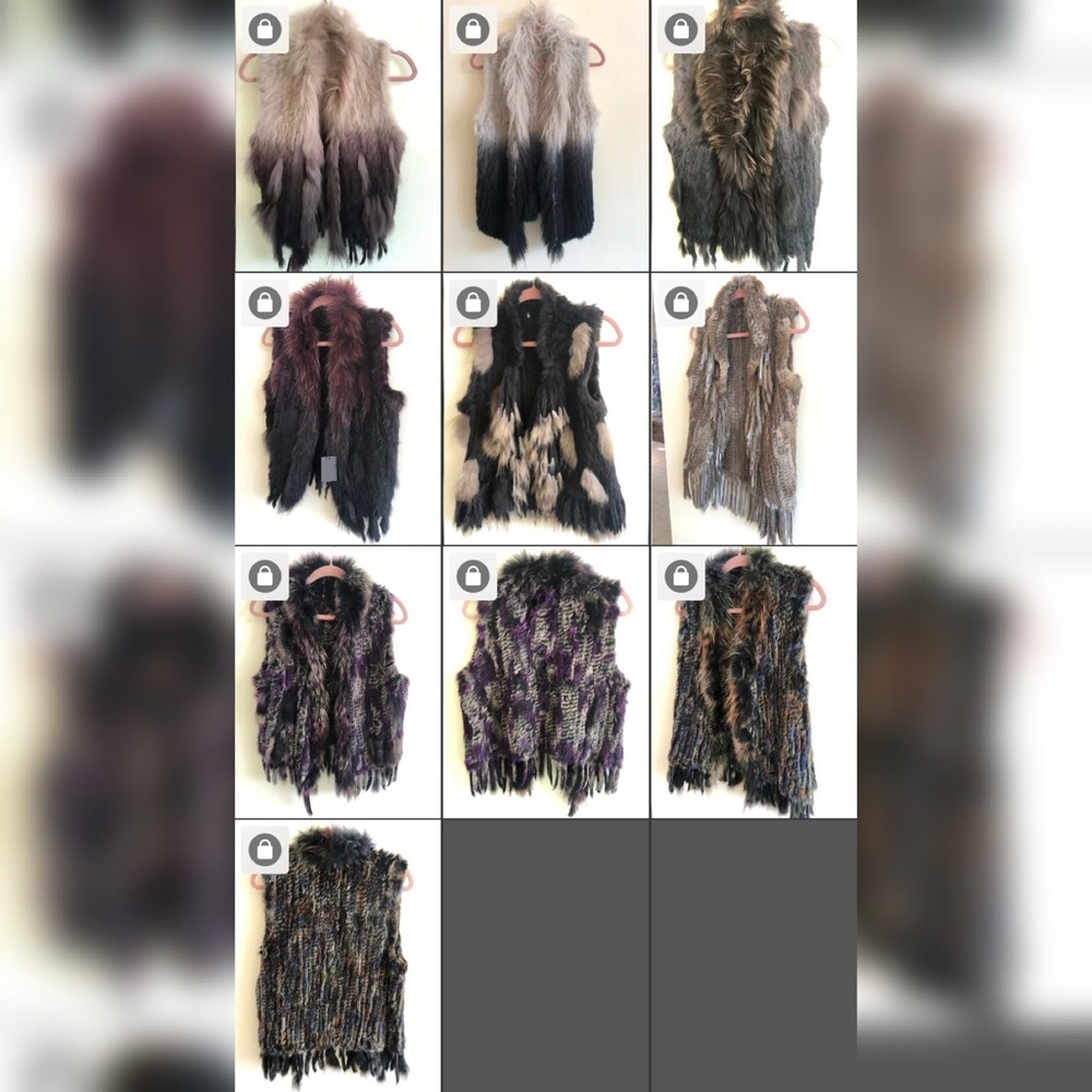 Fashion fur vests